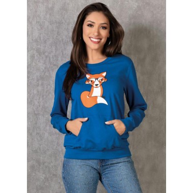 BLUSA MOLETOM FOX