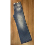 CALCA BLACK JEANS WIDE LEG WASHED